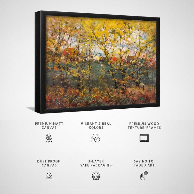 Wall Art & Paintings - Royal Oak Wall Painting - Black Frame