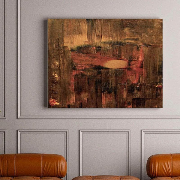 Wall Art & Paintings - Rusty Abstract Wall Painting - Gallery Wrap