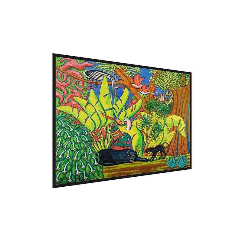 Wall Art & Paintings - Safari Canvas Painting - Black Frame