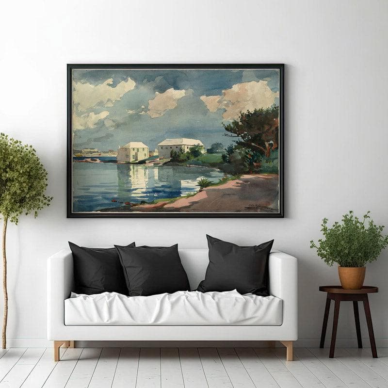 Wall Art & Paintings - Salt Kettle Bermuda By Winslow Homer - Black Frame