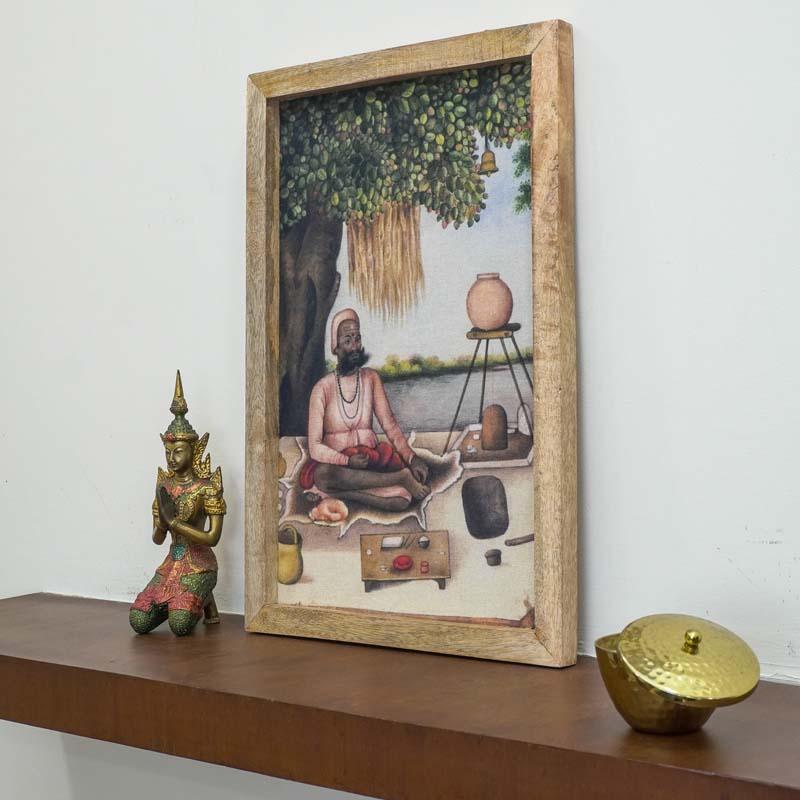 Buy Sannyasi Canvas Painting Wall Art & Paintings from Vaaree