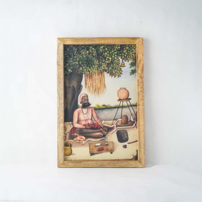 Buy Sannyasi Canvas Painting Wall Art & Paintings from Vaaree