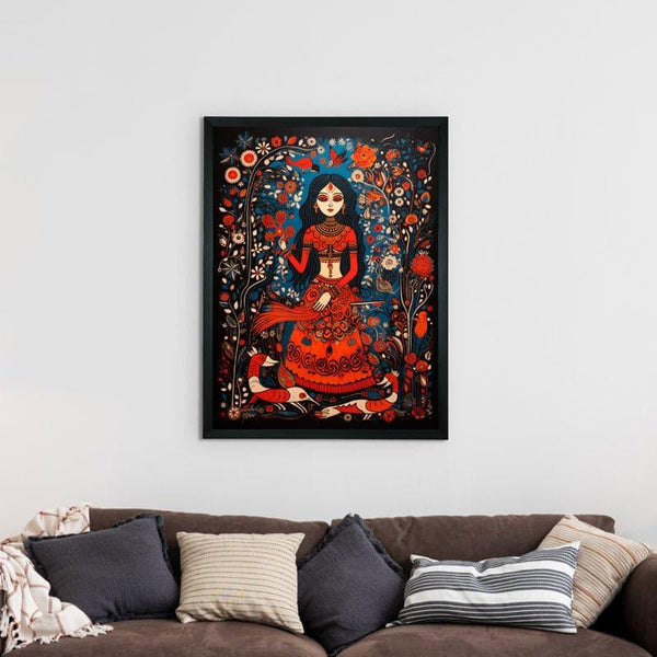 Buy Scarlet Lady Wall Art Wall Art & Paintings from Vaaree