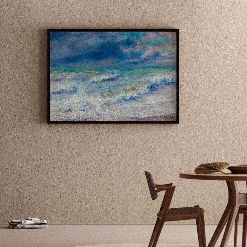 Buy Sea Sanora Wall Painting - Black Frame Wall Art & Paintings from Vaaree