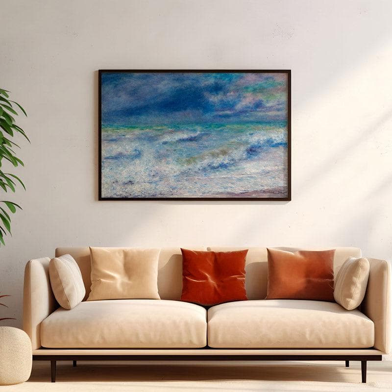 Wall Art & Paintings - Sea Sanora Wall Painting - Black Frame