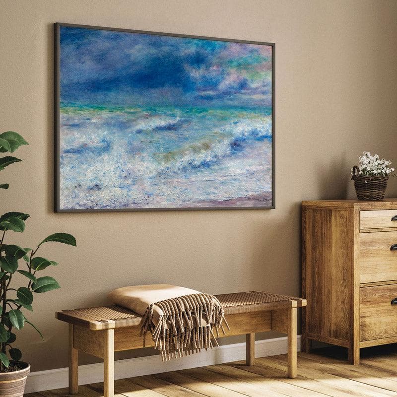 Wall Art & Paintings - Sea Sanora Wall Painting - Black Frame