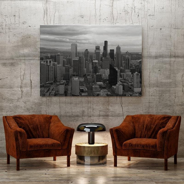 Wall Art & Paintings - Seattle City Wall Painting - Gallery Wrap