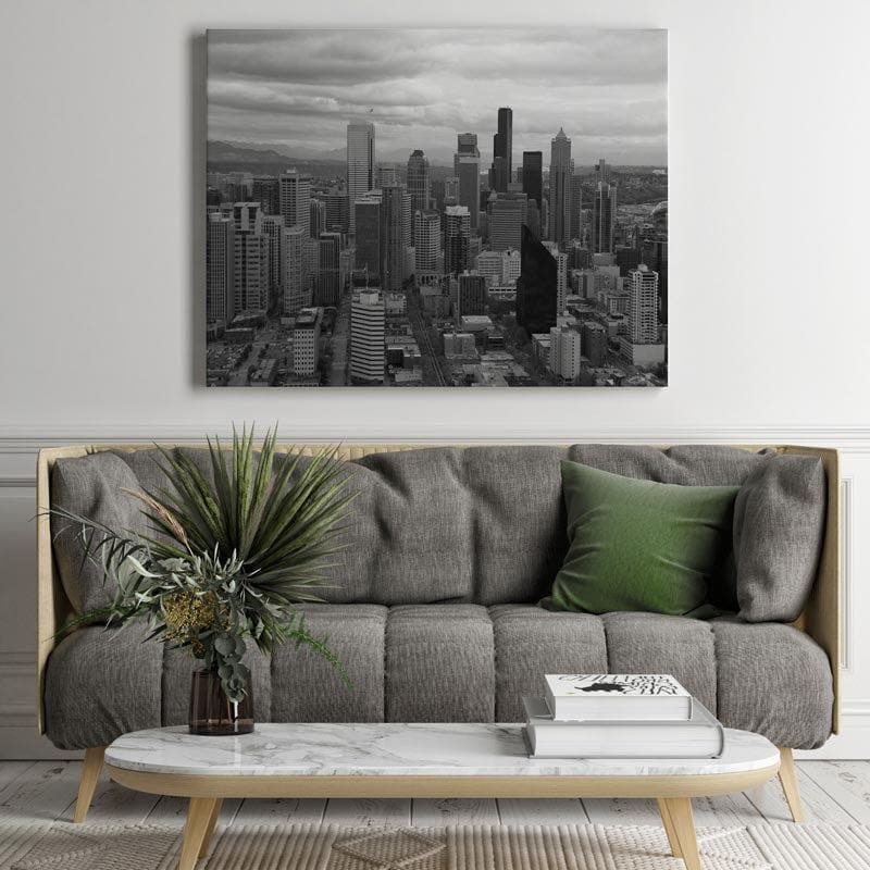 Wall Art & Paintings - Seattle City Wall Painting - Gallery Wrap