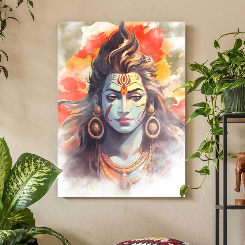 Wall Art & Paintings - Shiv Tandav Wall Painting