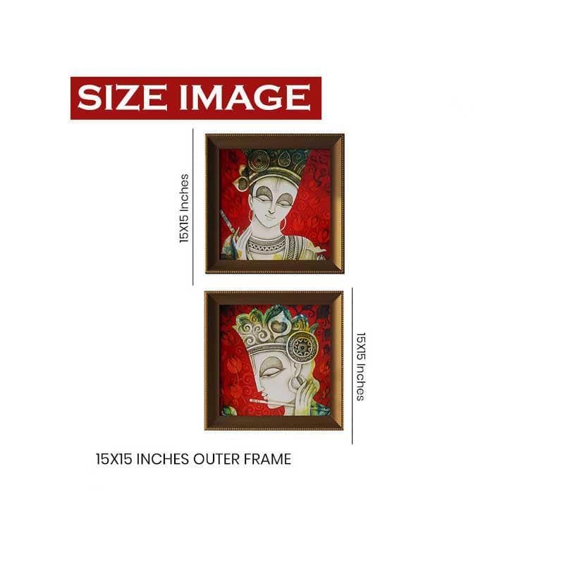 Wall Art & Paintings - Shyam Art Painting - Set Of Two