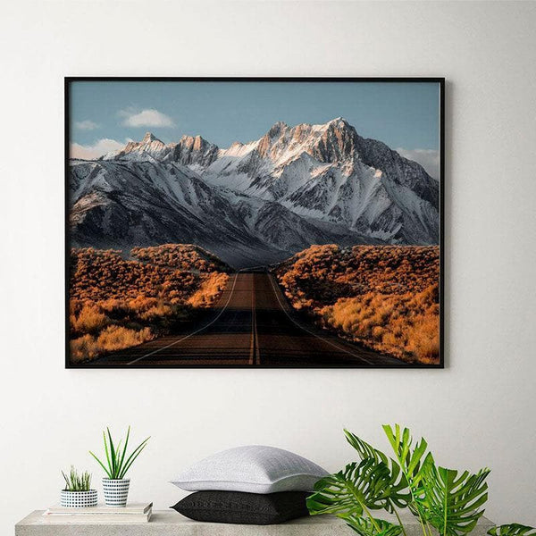 Wall Art & Paintings - Sierra Nevada Wall Painting - Black Frame