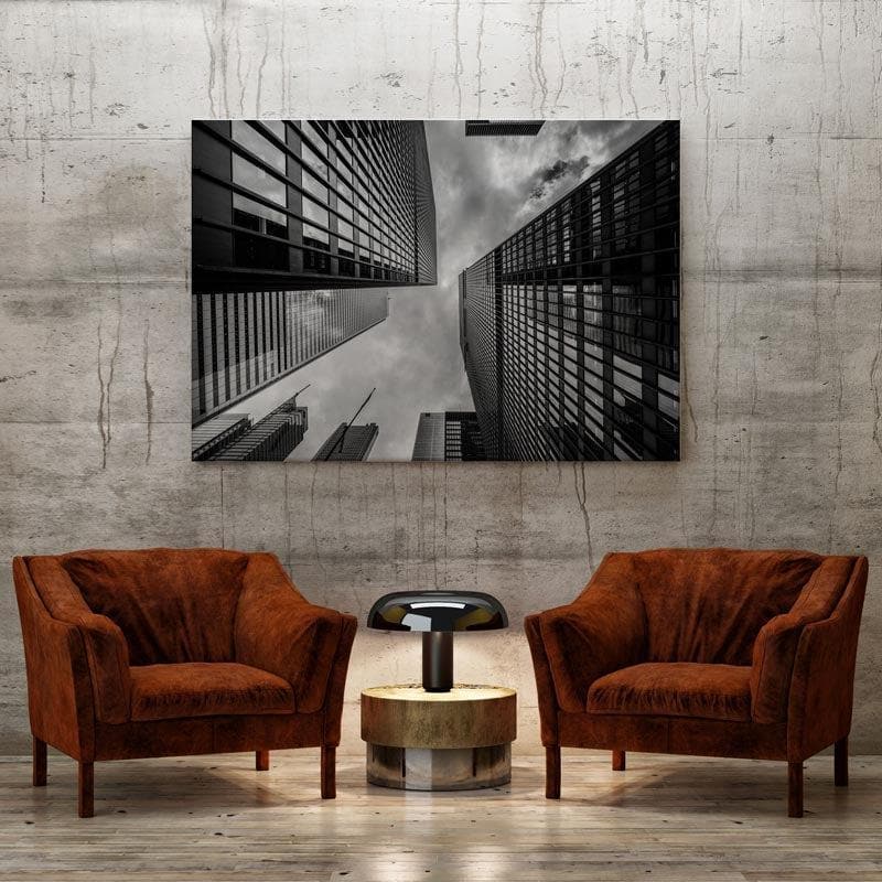 Wall Art & Paintings - Skyscraper Symphony Wall Painting - Gallery Wrap