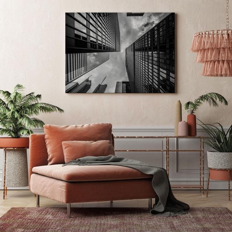 Wall Art & Paintings - Skyscraper Symphony Wall Painting - Gallery Wrap