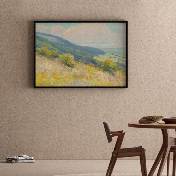 Wall Art & Paintings - Sping Charm Landscape Wall Painting - Black Frame