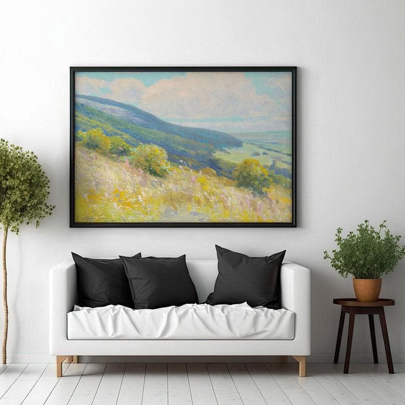 Wall Art & Paintings - Sping Charm Landscape Wall Painting - Black Frame