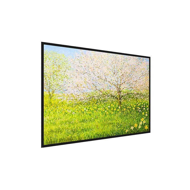 Wall Art & Paintings - Springtime Impression Canvas Painting By Claude Monte - Black Frame