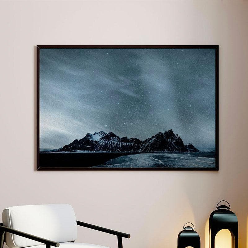 Wall Art & Paintings - Starry Sky Wall Painting - Black Frame