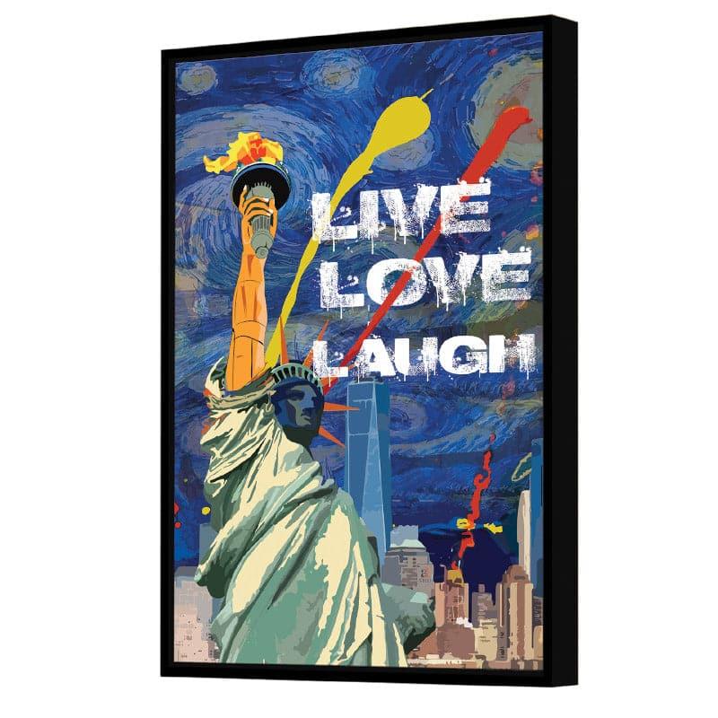 Wall Art & Paintings - Statue of Liberty Graffiti Wall Art