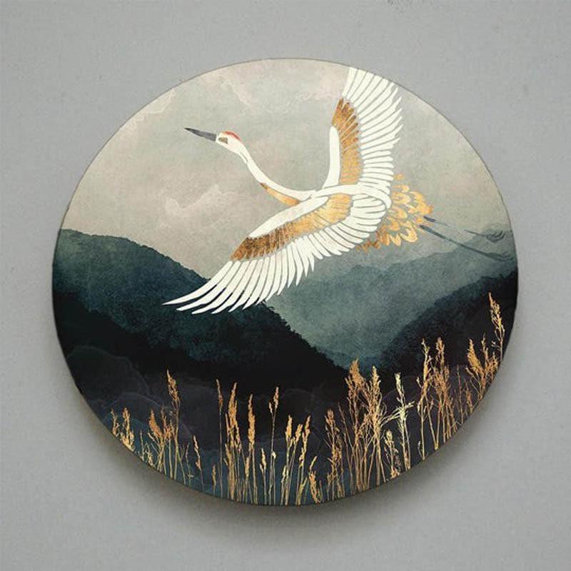 Wall Art & Paintings - Stork Flight Wall Art