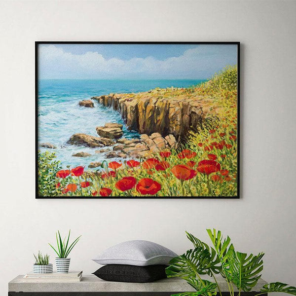 Wall Art & Paintings - Summer Breeze Canvas Painting - Black Frame