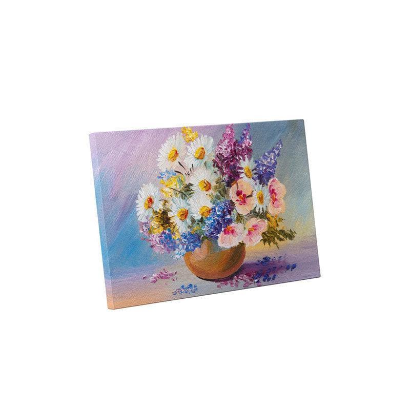 Wall Art & Paintings - Summer Flowers Wall Painting - Gallery Wrap