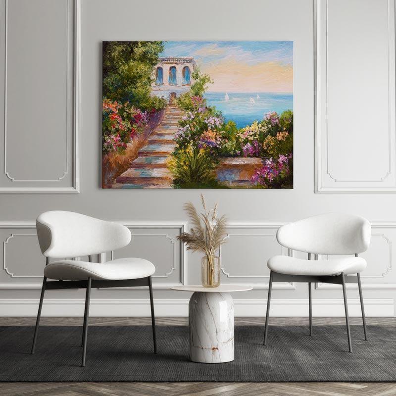 Wall Art & Paintings - Summer Seascape Wall Painting - Gallery Wrap