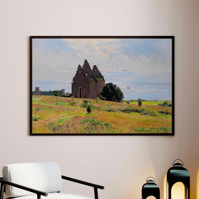 Wall Art & Paintings - Summer Time Wall Painting - Black Frame