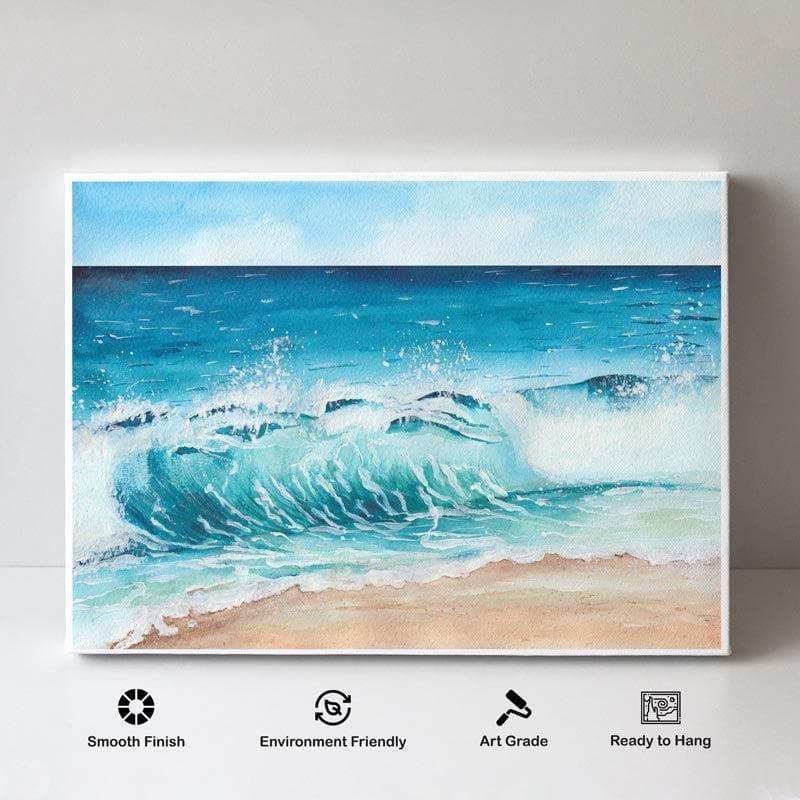 Wall Art & Paintings - Summer Tropical Beach Painting - Gallery Wrap