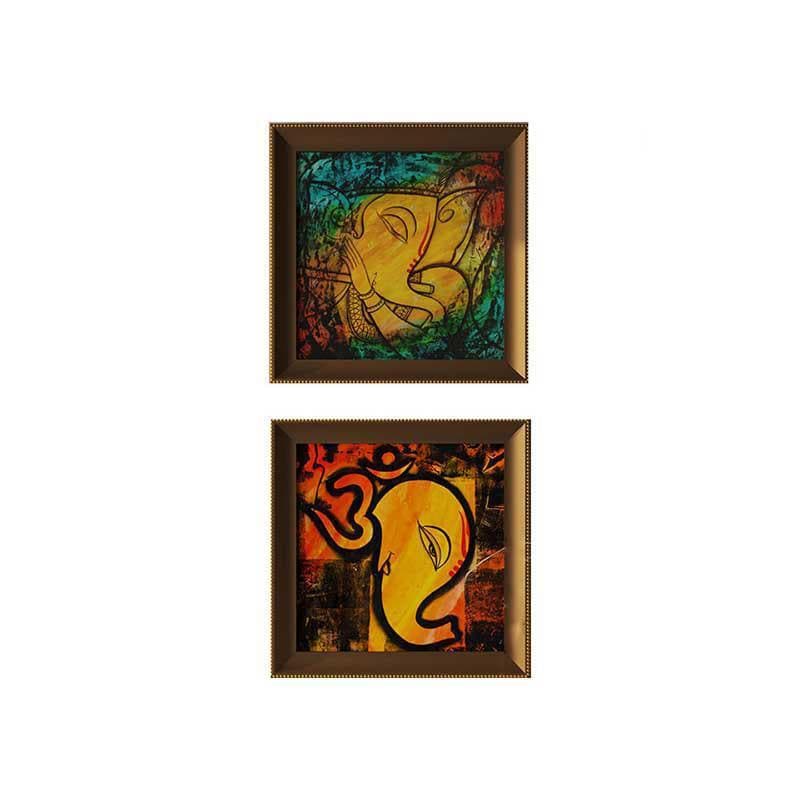 Wall Art & Paintings - Sumukha Art Painting - Set Of Two