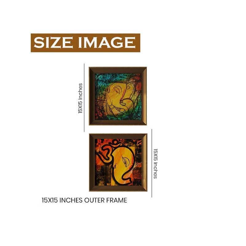 Wall Art & Paintings - Sumukha Art Painting - Set Of Two