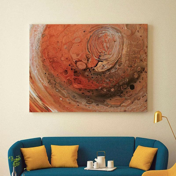 Wall Art & Paintings - Sun Kissed Abstract Wall Painting - Gallery Wrap