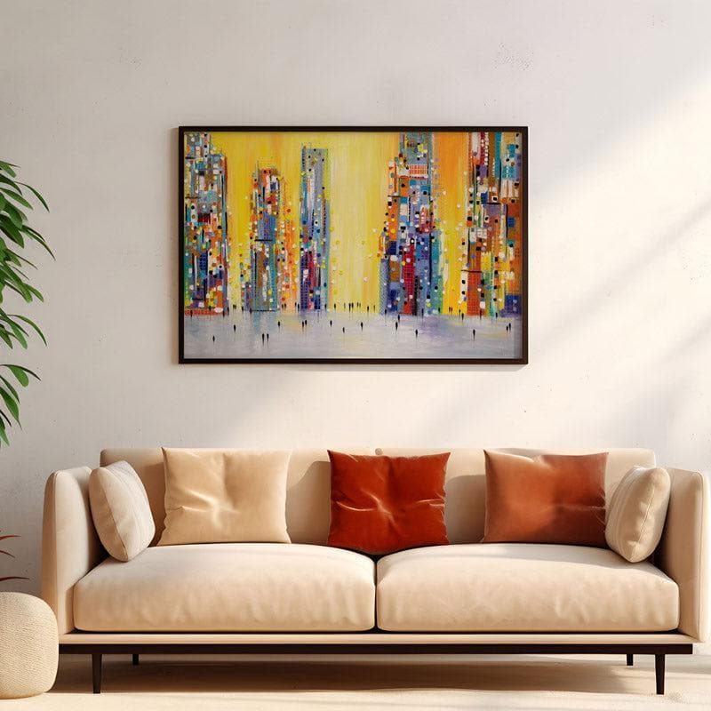 Wall Art & Paintings - Sunny Day Wall Painting - Black Frame