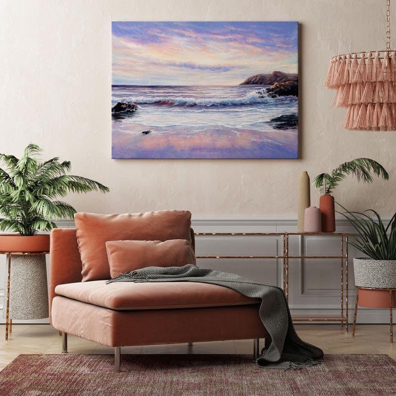 Wall Art & Paintings - Sunset Near The Beach Wall Painting - Gallery Wrap