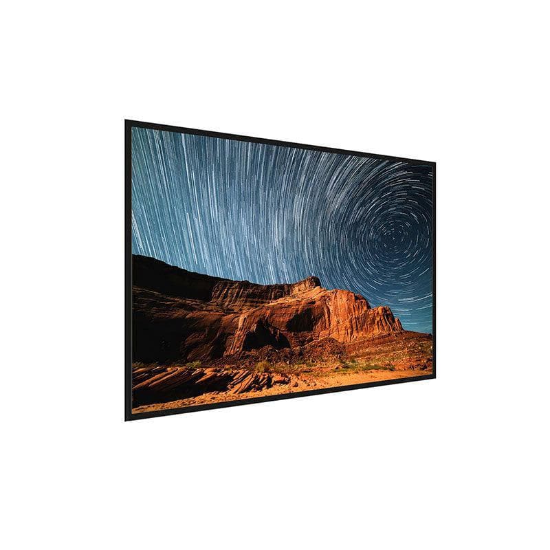 Wall Art & Paintings - Swirling Stars In the Night Wall Painting - Black Frame