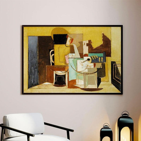 Wall Art & Paintings - Table Canvas Painting - Black Frame