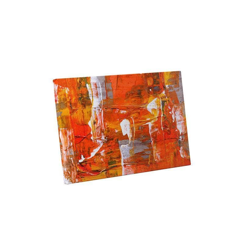 Wall Art & Paintings - Tangerine Abstract Wall Painting - Gallery Wrap