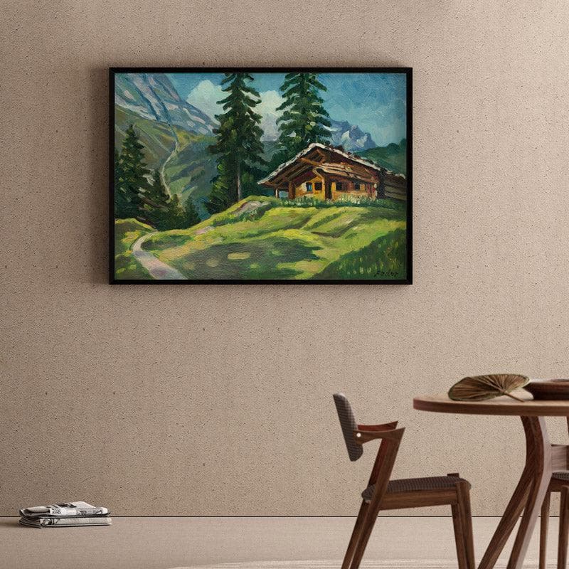 Wall Art & Paintings - Tatra Landscape Wall Painting - Black Frame