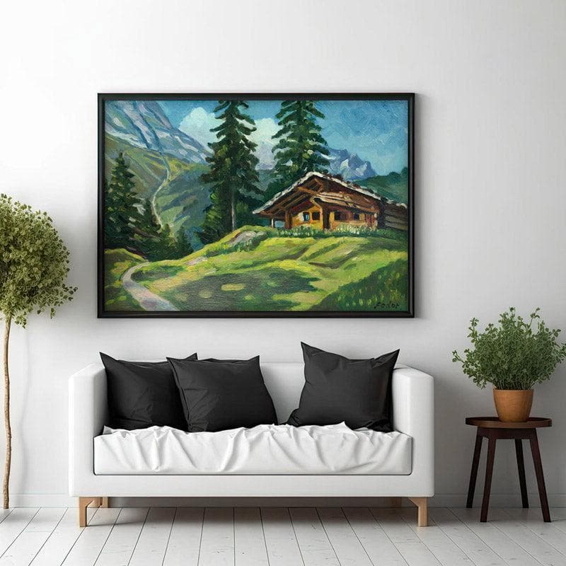 Wall Art & Paintings - Tatra Landscape Wall Painting - Black Frame