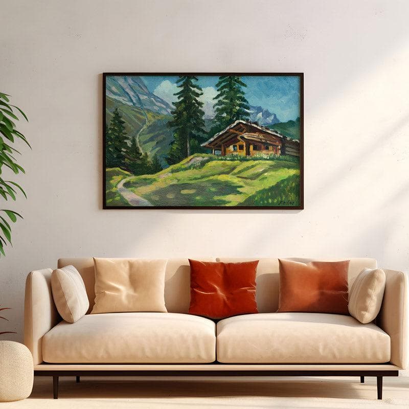 Wall Art & Paintings - Tatra Landscape Wall Painting - Black Frame