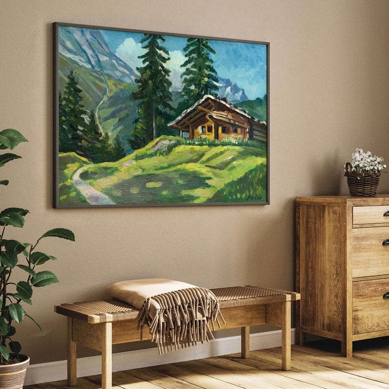 Wall Art & Paintings - Tatra Landscape Wall Painting - Black Frame