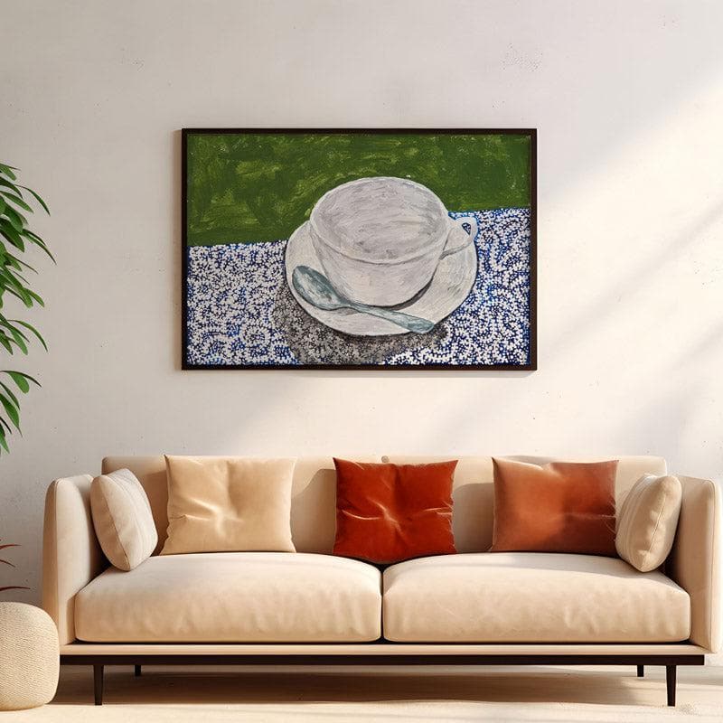 Wall Art & Paintings - Teatime Tango Wall Painting - Black Frame