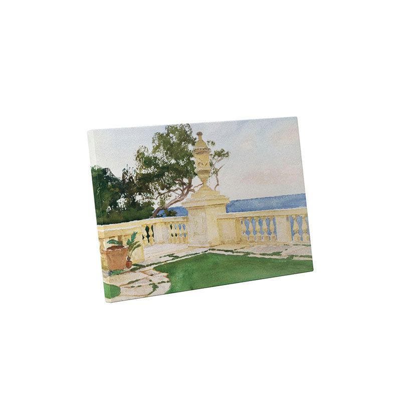 Wall Art & Paintings - Terrace Vizcaya Wall Painting - Gallery Wrap