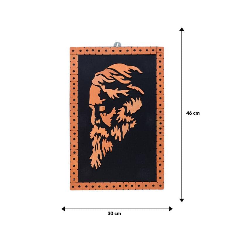 Wall Art & Paintings - Terracotta Rabindranath Tagore Wall Art