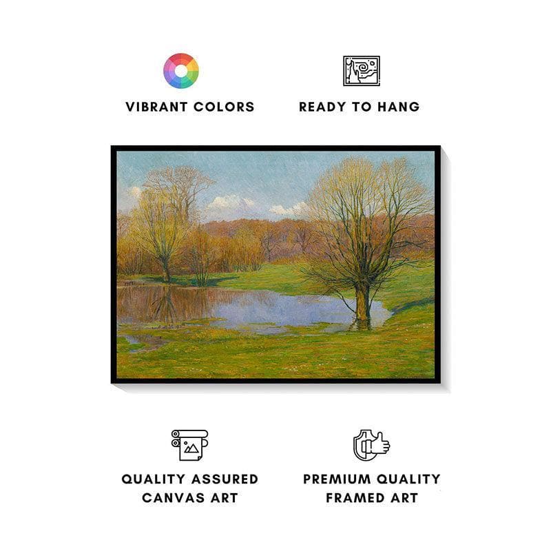 Buy The Autumn Wall Painting - Black Frame Wall Art & Paintings from Vaaree