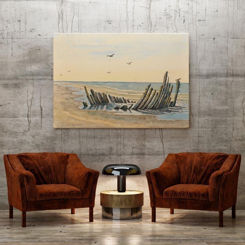 Wall Art & Paintings - The Beachy Vibes Wall Painting - Gallery Wrap