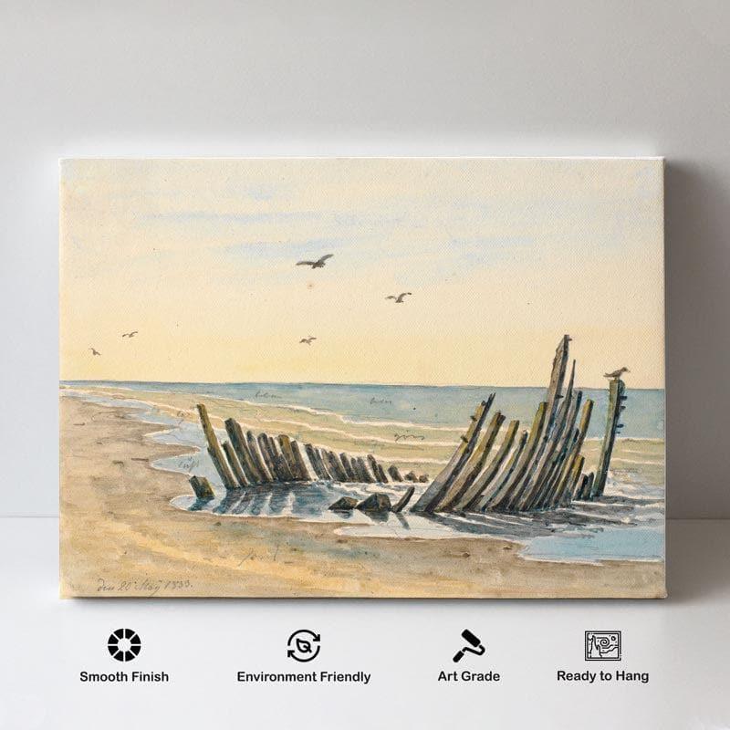 Wall Art & Paintings - The Beachy Vibes Wall Painting - Gallery Wrap