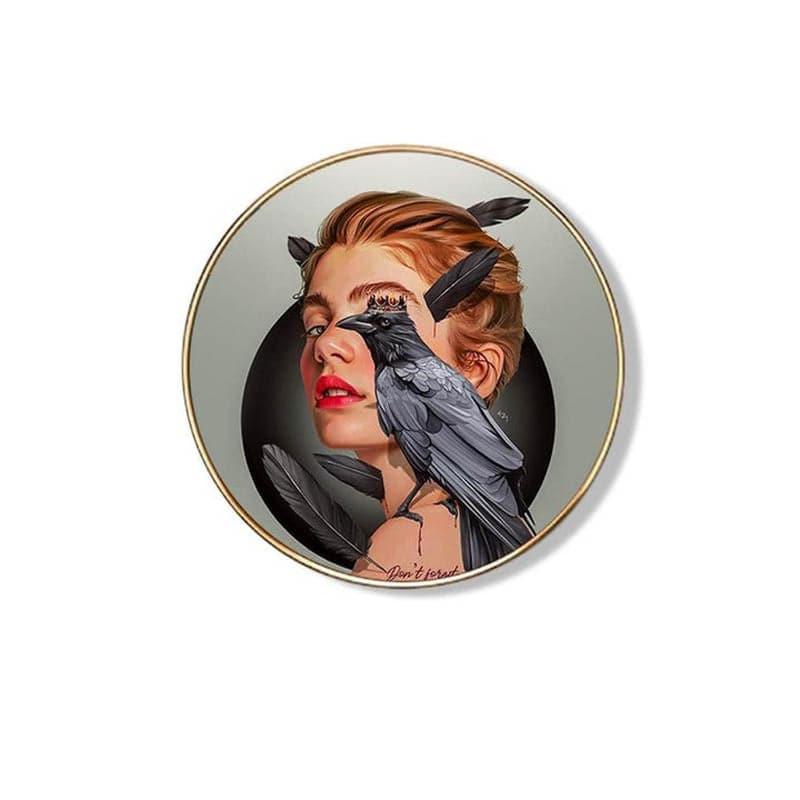 Buy The Bird And The Lady Wall Art Wall Art & Paintings from Vaaree