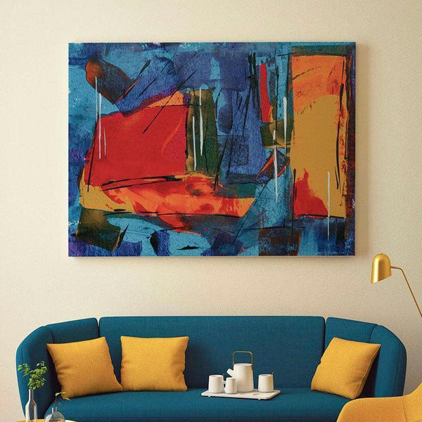 Wall Art & Paintings - The Brushstrokes Painting - Gallery Wrap