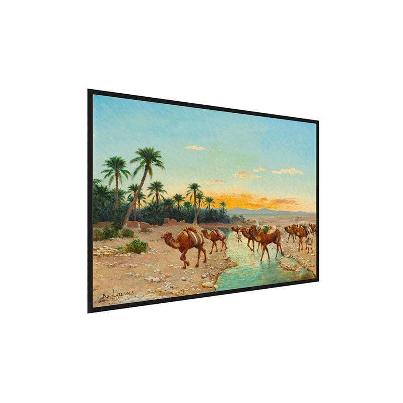 Wall Art & Paintings - The Caravan Wall Painting - Black Frame