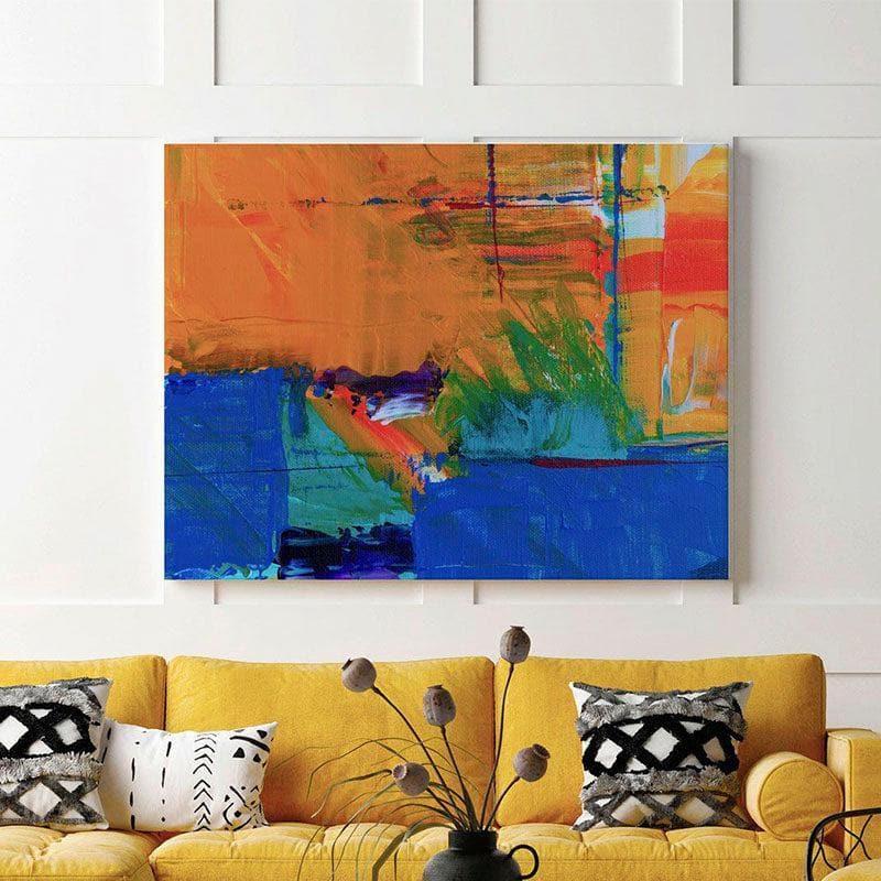 Wall Art & Paintings - The Color Abstract Wall Painting - Gallery Wrap